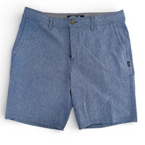 O'Neill Men's Heathered Blue Hybrid Shorts